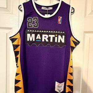 Asics Purple and White Martin Jersey